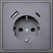 SOCKET+USB A+C IUK-3-01.M / BM MODERN BL SOCKET+USB A+C IUK-3-01.M / BM MODERN BL