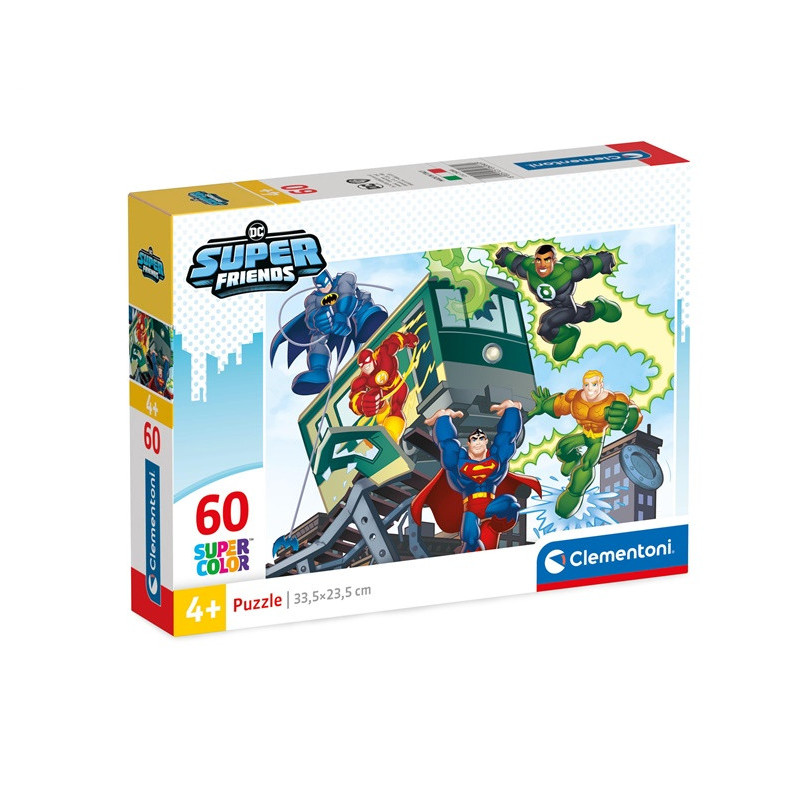 Puzzle Clementoni Super Color DC Super Friends 26066, 60 pcs