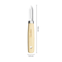 Peeler Fiskars, 17.3 cm, stainless steel / wood
