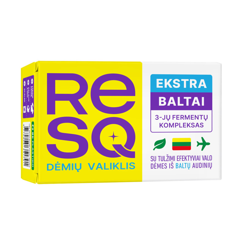 STAIN REMOVER FOR WHITE FABRICS RESQ 90G