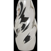 Vaza Atmosphera Twisted 210137, 21 cm, sidabro