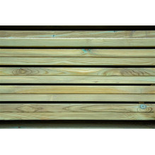 Planed bar, solid, 240x10x2.5cm