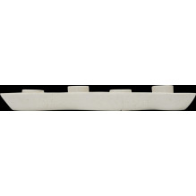 Žvakidė Atmosphera Cheri, keramika, L32 cm, balta Žvakidė Atmosphera Cheri, keramika, L32 cm, balta