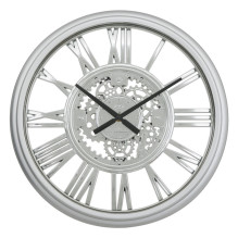 Clock Atmosphera Ricky, silver, D40 cm