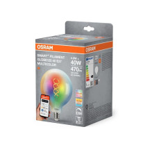 LED LEMPUTĖ SMART+ E27 G125 RGBW FL 4.5W LED LEMPUTĖ SMART+ E27 G125 RGBW FL 4.5W