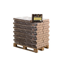 Medienos pjuvenų briketai NESTRO, 10kg Medienos pjuvenų briketai NESTRO, 10kg