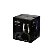 Wine glass set Modern, glass, 0.650 l, 4 pcs Wine glass set Modern, glass, 0.650 l, 4 pcs