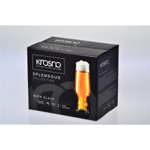 Beer glass set Splendour, glass, 0.480 l, 6 pcs Beer glass set Splendour, glass, 0.480 l, 6 pcs