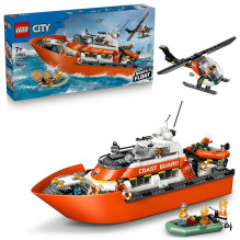 Konstruktorius LEGO® City gelbėtojų kateris 60504, 742 vnt. Konstruktorius LEGO® City gelbėtojų kateris 60504, 742 vnt.