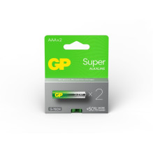 Elementai GP SUPER ALKALINE AAA / LR03, 1,5V, 2 vnt.