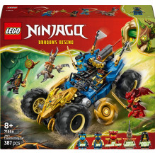 LEGO® Ninjago Jay's Car Building Set 71856, 387 pcs