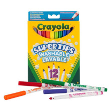 Felt-tip pens Crayola, one-sided, 12 pcs