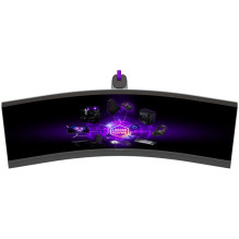 LORGAR 34MP1, UWQHD MiniLED Gaming Monitor Pro, 34'' (3440*1440) VA curved monitor, black / milky grey