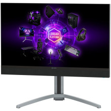 LORGAR 27MP1, UHD MiniLED Gaming Monitor Pro, 27'' (3840*2160) fast IPS flat monitor, black / milky grey