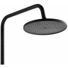 Shower set with mixer Invena Rikia, black