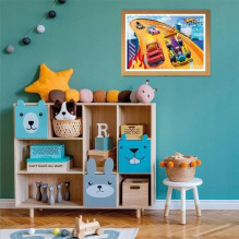 Puzzle Clementoni Hot Wheels, 62 cm x 42 cm, 24 parts Puzzle Clementoni Hot Wheels, 62 cm x 42 cm, 24 parts