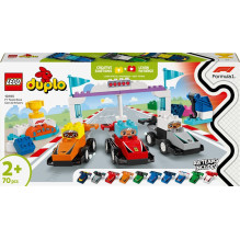 Konstruktorius LEGO® DUPLO Town F1®Team Race Cars Konstruktorius LEGO® DUPLO Town F1®Team Race Cars