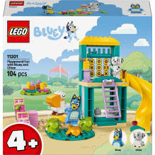 Konstruktorius LEGO® Bluey Playground Fun Bluey and Chloe
