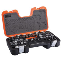 Socket set Bahco S530T, 53 pcs