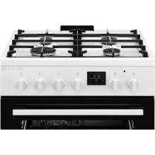Gas stove with electric oven Electrolux LKK660220W