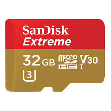 SanDisk microSDHC V30 A1 32GB Extreme 100MB SDSQXAF-032G-GN6MA