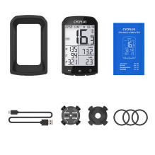 GPS dviračio kompiuteris „Cycplus M1“ – suderinamas su „Strava“, „Trainingpeaks“ ir kt.