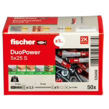 Pin Fischer DuoPower, 25 mm x 5 mm, 50 Pin Fischer DuoPower, 25 mm x 5 mm, 50