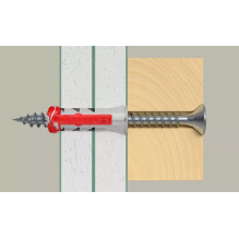 Kaištis Fischer DuoPower, 30 mm x 6 mm, 50 vnt. Kaištis Fischer DuoPower, 30 mm x 6 mm, 50 vnt.