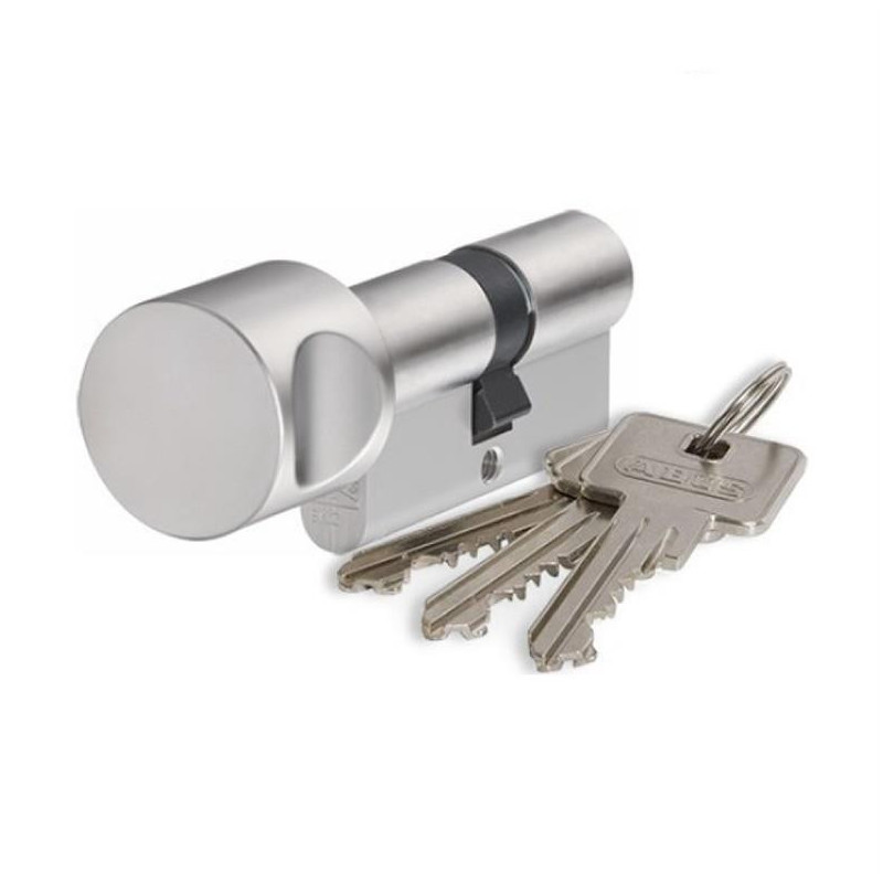 Spynos cilindras Abus KE60, 75 mm, nikeliuota