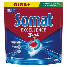 DISHWASHER CAPSULES SOMAT 3IN1 88 PCS