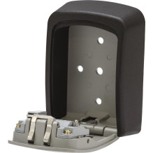 Sieninis raktų seifas Abus, 3.9 x 8.75 x 12 cm, pilka