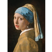 Puzzle Clementoni Girl with a Pearl Earrig, 37x28cm 1000 pcs