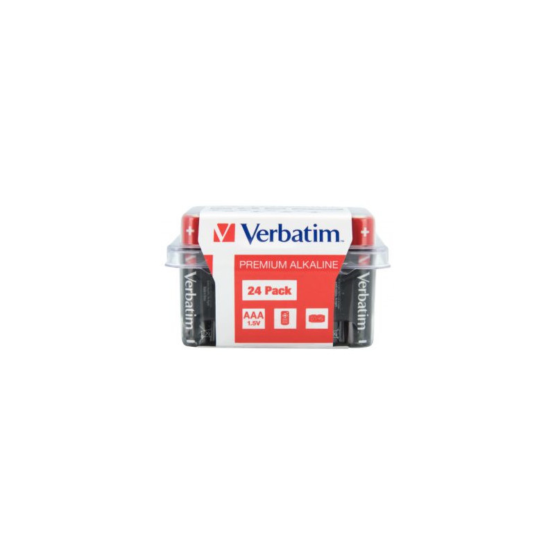 Baterijas Verbatim AAA Premium Alkaline 24-Pack 1.5V