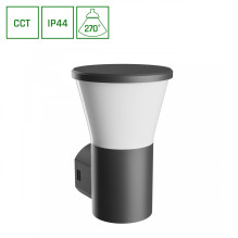 Pastatomas lauko šviestuvas 6W GU10 CCT 450lm IP44 juodas
