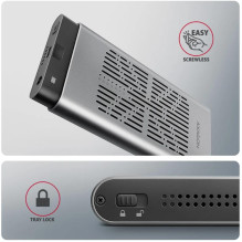 SSD ACC ENCLOSURE M.2 NVME / USB-C EEM2-20GD AXAGON