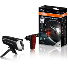 Dviračių žibintų rinkinys Osram LED, plastikas, juoda