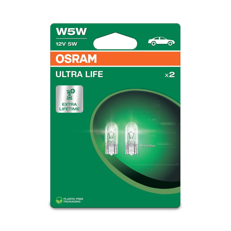 CAR LIGHT OSRAM 2825ULT-02B 5W 12V BLI2