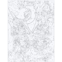 Painting by numbers Butterfly 80909 Painting by numbers Butterfly 80909