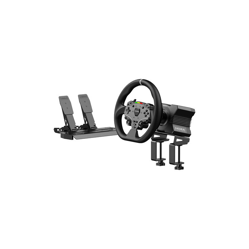 Moza R5 Direct Drive Sim Racing Wheel Bundle - Black (RS20) 6973137270339