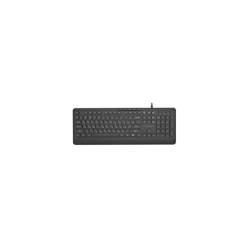 Klaviatūra Gembird Slim Multimedia USB-A+C RU