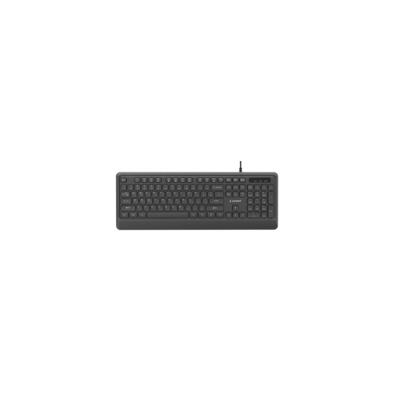 Klaviatūra Gembird Slim Backlight USB-A+C US