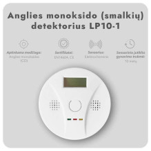 Carbon monoxide (fine) detector LP10-1, 3 years (6 pcs.)