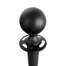 Virvinis atitvaras juodos spalvos su 150 cm juoda virve ROYAL Virvinis atitvaras juodos spalvos su 150 cm juoda virve ROYAL