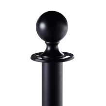 Rope fence in black with 150 cm black rope ROYAL Rope fence in black with 150 cm black rope ROYAL
