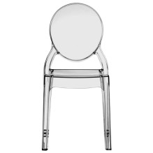 Transparent chair Queen (Tinted)