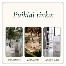 Transparent Chiavari chair