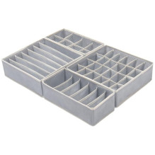 Set of boxes for underwear and socks, 4 pcs. Set of boxes for underwear and socks, 4 pcs.