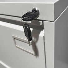 Metal filing cabinet, document cabinet, four drawers Rehalt Systems 1315 x 400 x 620