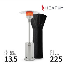 Heatum Alonzo Gas heater stainless steel