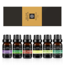 Natūralūs eterinių aliejų rinkinys Bohomi Home Spa 100% Pure 6 x 10ml
